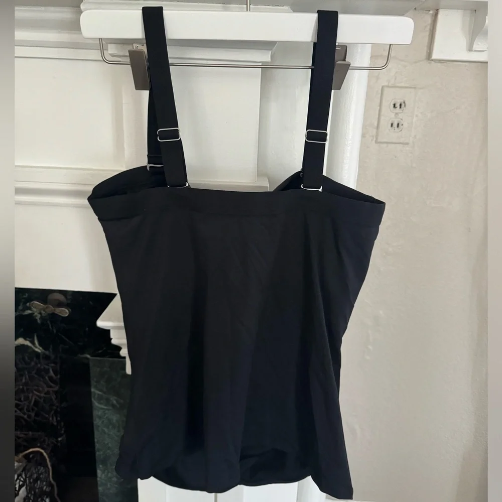 Lands end Bandeau tankini Strapless Black - Picture 7 of 8